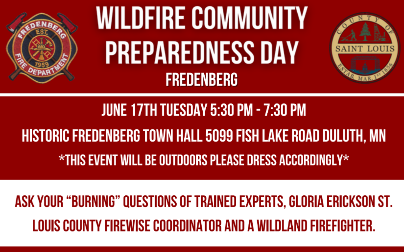 Fredenberg Wildfire Preparedness Day 